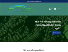 Tablet Screenshot of europeanelectric.net